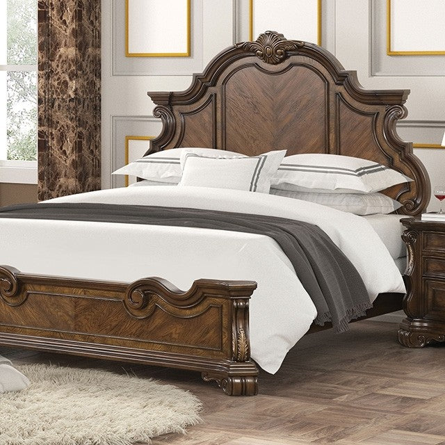 Leovanni Bed Model Fm70003Db-W-Queen Bed By Furniture Of America 