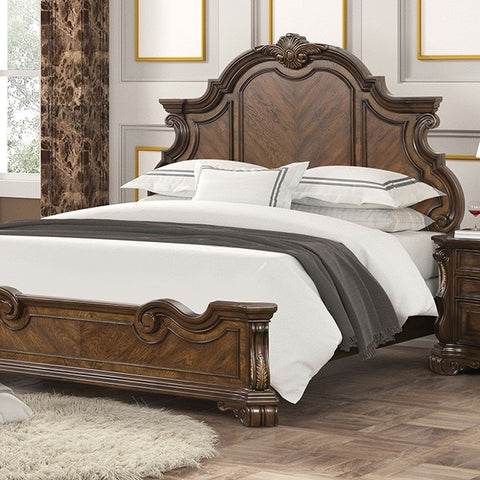 Leovanni Bed Model Fm70003Db-W-Queen Bed By Furniture Of America 