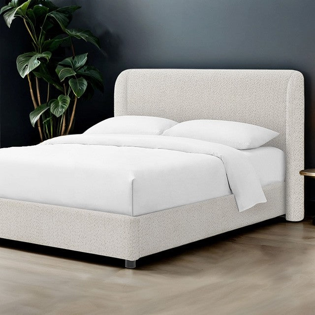 Laverni Bed Model Fm71003Wh-Queen Bed By Furniture Of America 