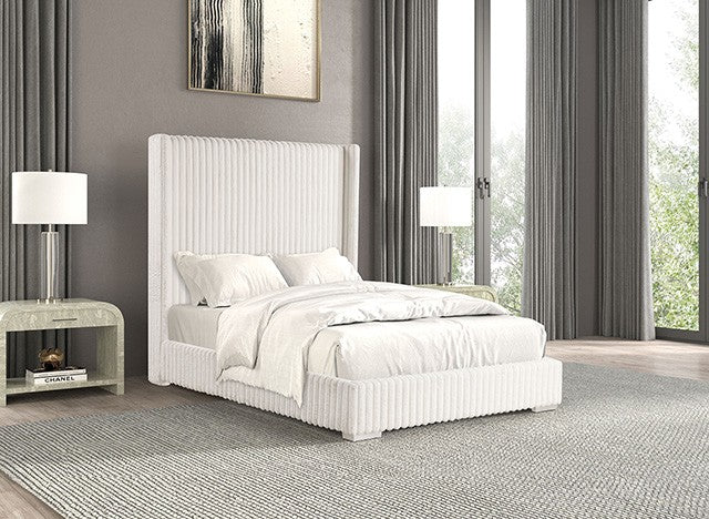 Cadwell Bed Model Fm7120Wh-Queen Bed By Furniture Of America 