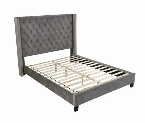 Ryleigh Bed Model Fm7141Gy-Queen Bed By Furniture Of America 