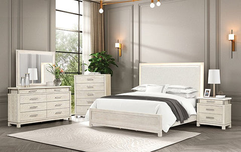 Lafayette Bed Model Fm71501Gy-Queen Bed By Furniture Of America 