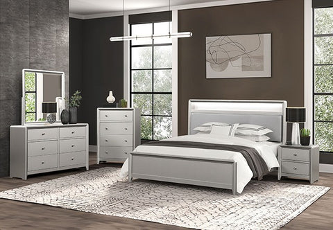 Bryne Bed Model Fm7170Cpn-Queen Bed By Furniture Of America 