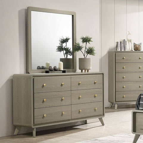 Rainier Mirror Model Fm72002Gy-M By Furniture Of America 