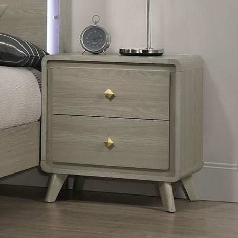 Rainier Nightstand Model Fm72002Gy-N By Furniture Of America 