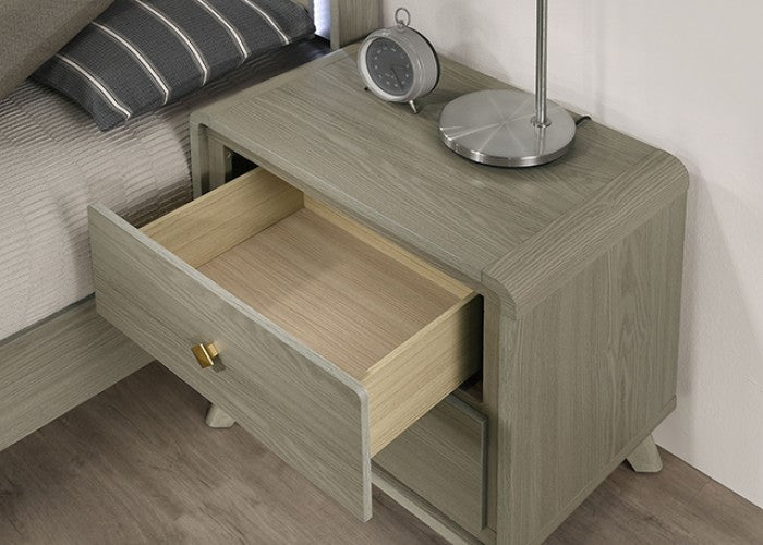 Rainier Nightstand Model Fm72002Gy-N By Furniture Of America 