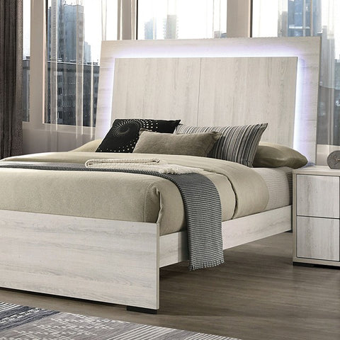 Horten Bed Model Fm7200Wh-Full Bed By Furniture Of America 