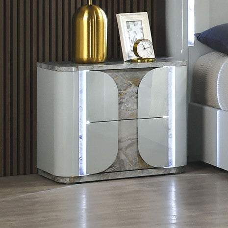 Cleburne Nightstand Model Fm72011Lg-N By Furniture Of America 