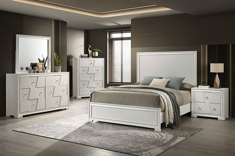 Holsted Bed Model Fm72012Wh-Queen Bed By Furniture Of America 