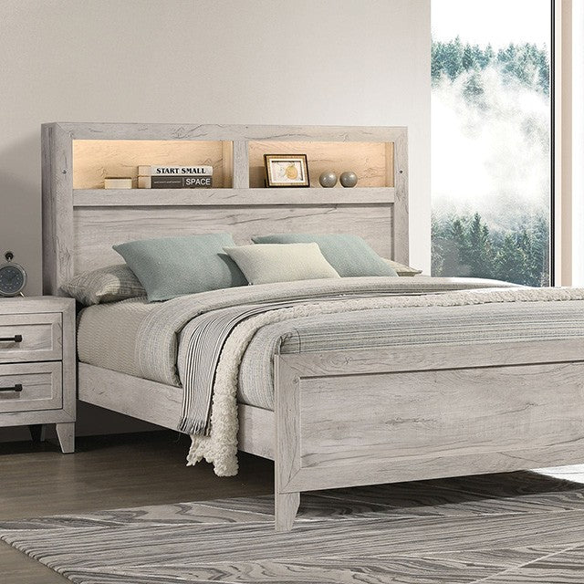 Mysen Bed Model Fm7202Wh By Furniture Of America 