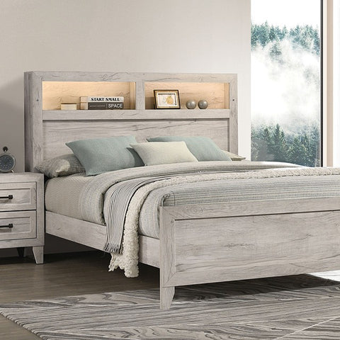 Mysen Bed Model Fm7202Wh-Full Bed By Furniture Of America 