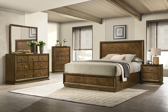 Kirkham Bed Model Fm7213Wn-Queen Bed By Furniture Of America 