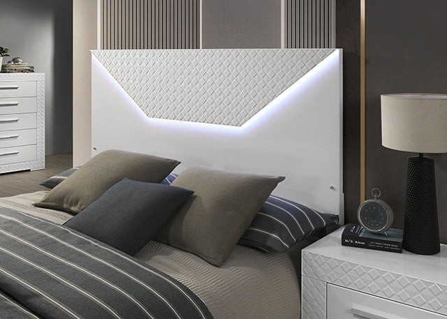 Whitby Bed Model Fm7216Wh-Queen Bed By Furniture Of America 