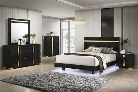 Lillestrom Bed Model Fm7217Bk-Twin Bed By Furniture Of America 