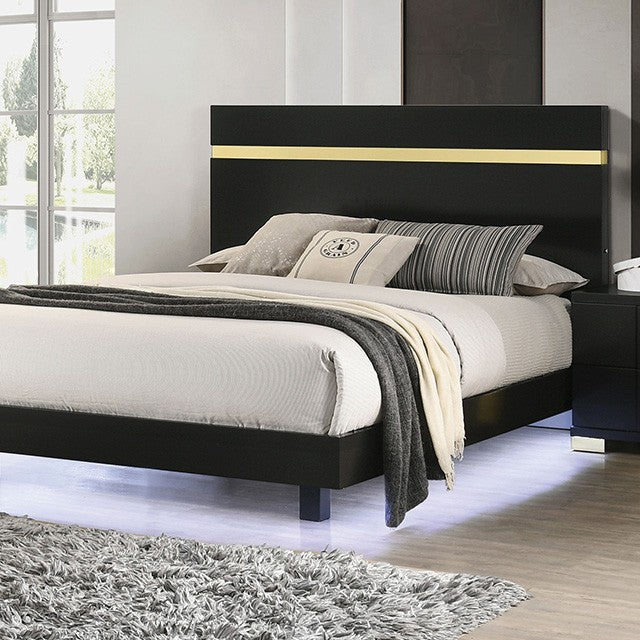 Lillestrom Bed     |     FM7217BK By Furniture of America