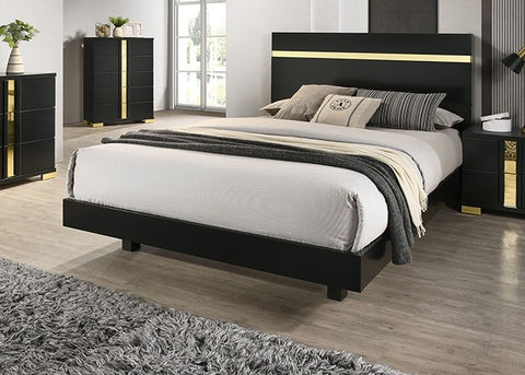 Lillestrom Bed Model Fm7217Bk-Twin Bed By Furniture Of America 