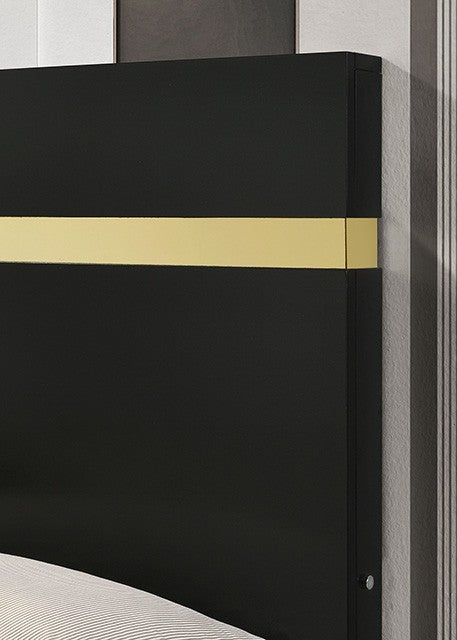 Lillestrom Bed Model Fm7217Bk-Full Bed By Furniture Of America 