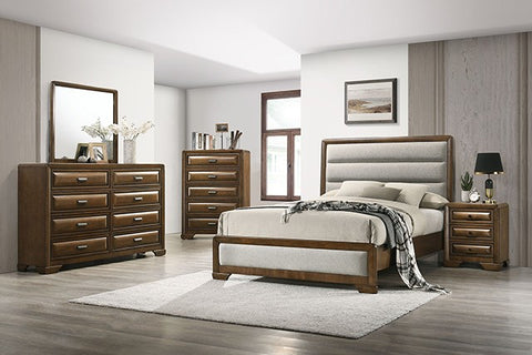 Caerwys Bed Model Fm7231Br-Queen Bed By Furniture Of America 