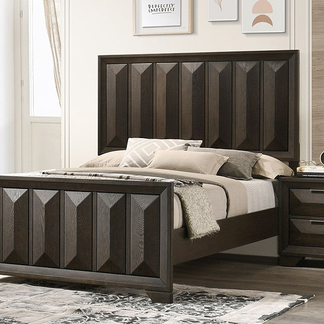 Hexham Bed Model Fm7232Br-Queen Bed By Furniture Of America 