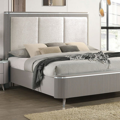 Aldridge Bed Model Fm7243Gy By Furniture Of America 
