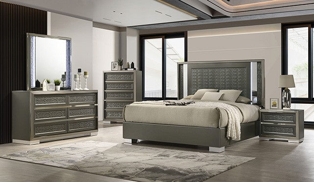 Leyland Bed Model Fm7252Dg By Furniture Of America 