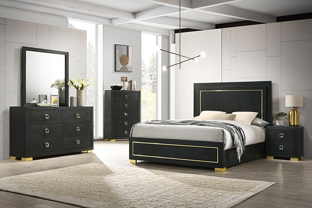 Latimer Bed Model Fm7270Bk By Furniture Of America 