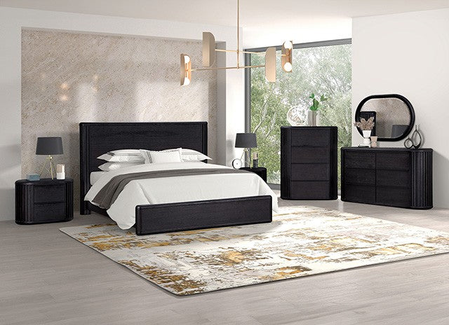 Hildesheim Bed Model Fm73000Bk-P-Queen Bed By Furniture Of America 