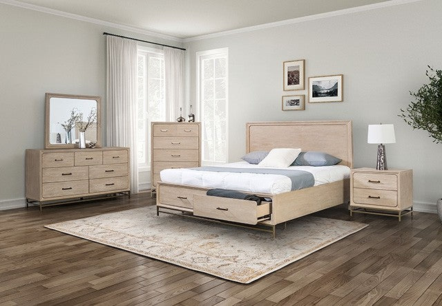 Sandnes Bed Model Fm7369Ak-Queen Bed By Furniture Of America 