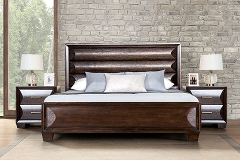 Chemnitz Bed Model Fm7399Es-Queen Bed By Furniture Of America 