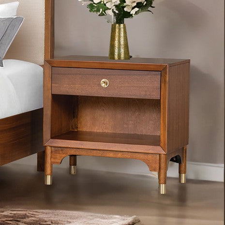 Hepburne Nightstand Model Fm74000Wn-N By Furniture Of America 