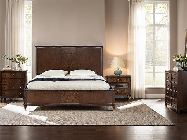 Westerham Bed Model Fm74001Ch-Queen Bed By Furniture Of America 
