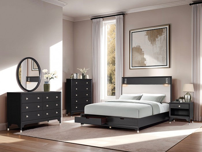 Torrance Nightstand Model Fm74002Bk-N By Furniture Of America 