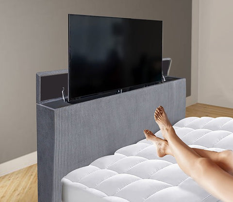 Sumter Bed Model Fm74004Gy-Queen Bed By Furniture Of America 