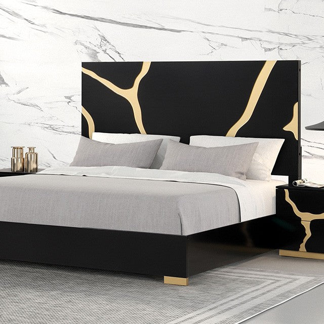 Goldsberg Bed     |     FM7425BK-G By Furniture of America