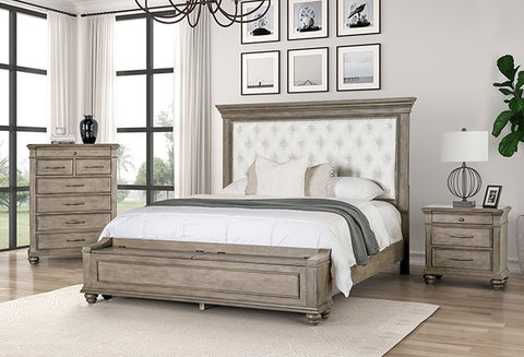 Philomath Bed Model Fm7430Br-Queen Bed By Furniture Of America 