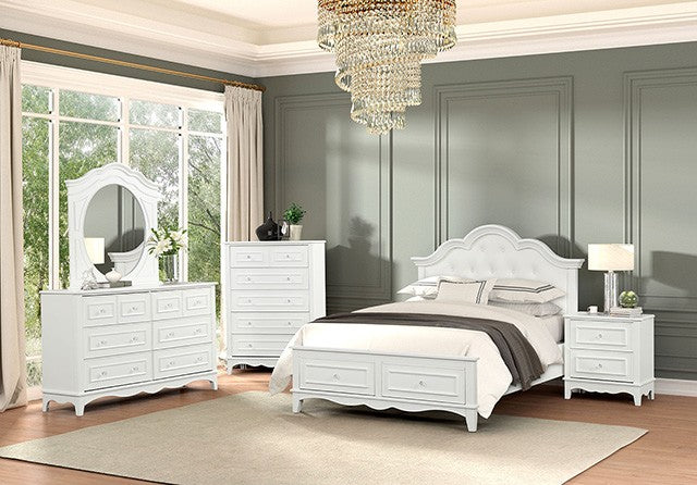 Naucalpan Bed Model Fm7456Wh-Queen Storage Bed By Furniture Of America 