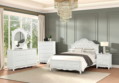 Naucalpan Bed Model Fm7456Wh-Queen Storage Bed By Furniture Of America 