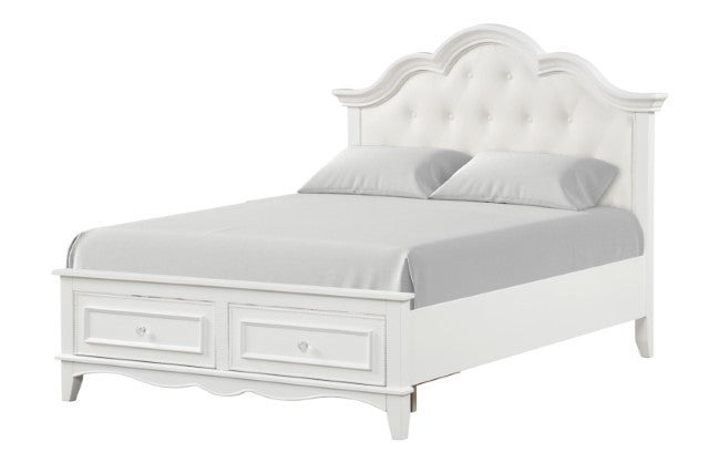 Naucalpan Bed Model Fm7456Wh-Twin Storage Bed By Furniture Of America 