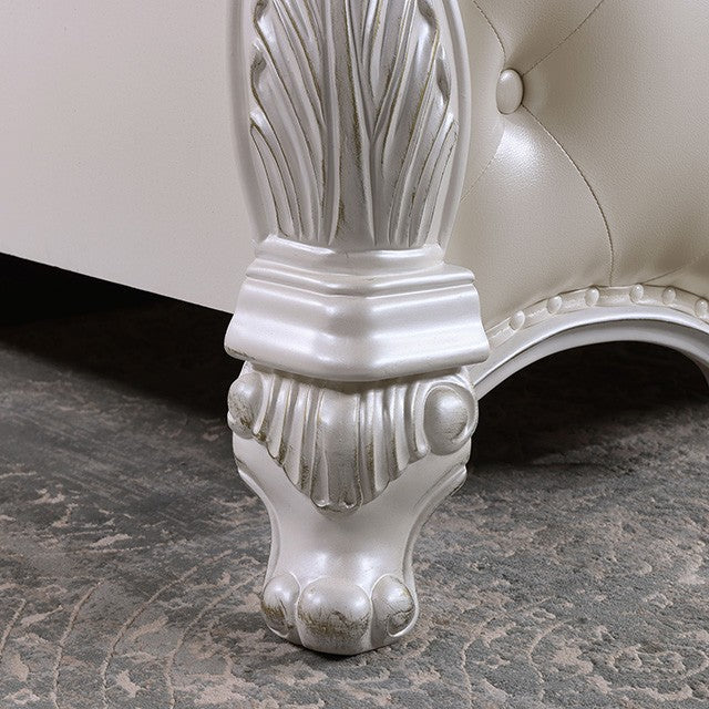 Ventresca Bed Model Fm7635Wh-Queen Bed By Furniture Of America 