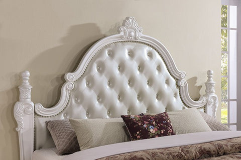 Cremona Bed Model Fm7637Wh-Queen Bed By Furniture Of America 