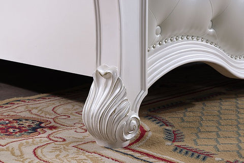 Cremona Bed Model Fm7637Wh-Queen Bed By Furniture Of America 