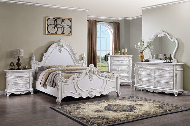 Francione Bed Model Fm7638Wh By Furniture Of America 