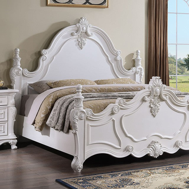 Francione Bed Model Fm7638Wh By Furniture Of America 