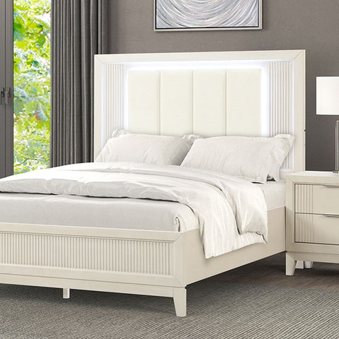 Isadore Bed Model Fm7700Wh-Queen Bed By Furniture Of America 