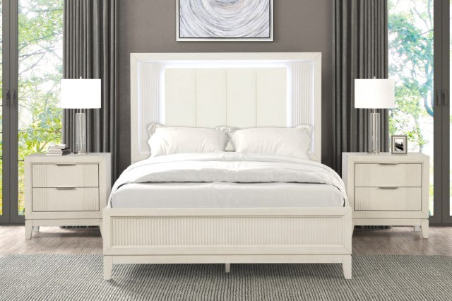 Isadore Bed Model Fm7700Wh-Queen Bed By Furniture Of America 