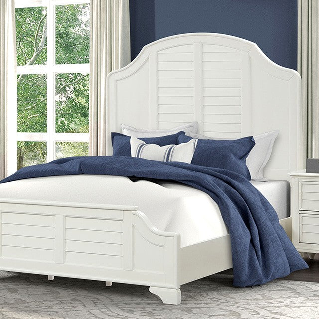Whitehaven Bed Model Fm7708Wh-Queen Bed By Furniture Of America 