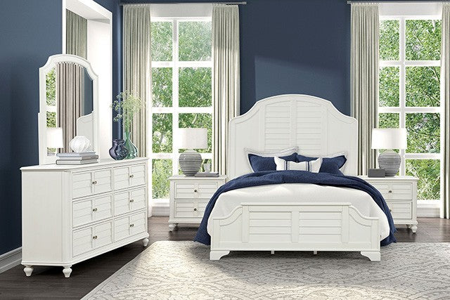 Whitehaven Bed Model Fm7708Wh-Queen Bed By Furniture Of America 