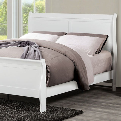 Louis Philippe Bed Model Fm7866Wh-Twin Bed By Furniture Of America 