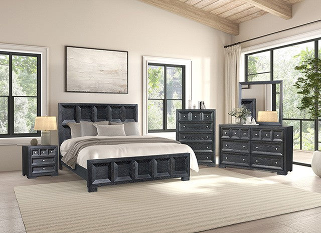 Hatton Cross Bed Model Fm79011Bk-Queen Bed By Furniture Of America 