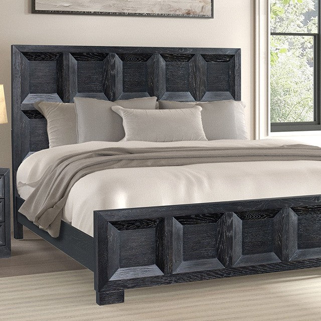 Hatton Cross Bed Model Fm79011Bk By Furniture Of America 